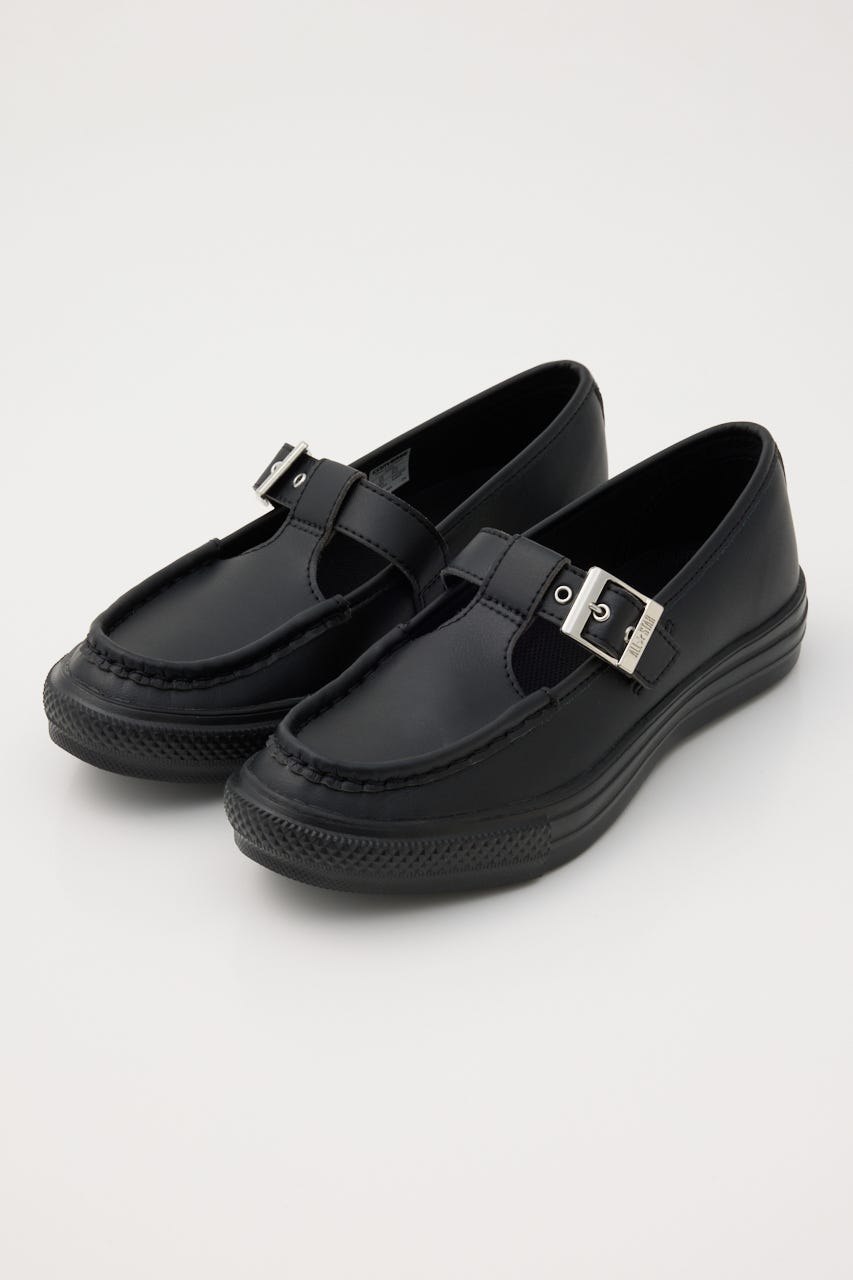 【CONVERSE】オールスター ライト Tストラップ SY OX BLK 23.0cm