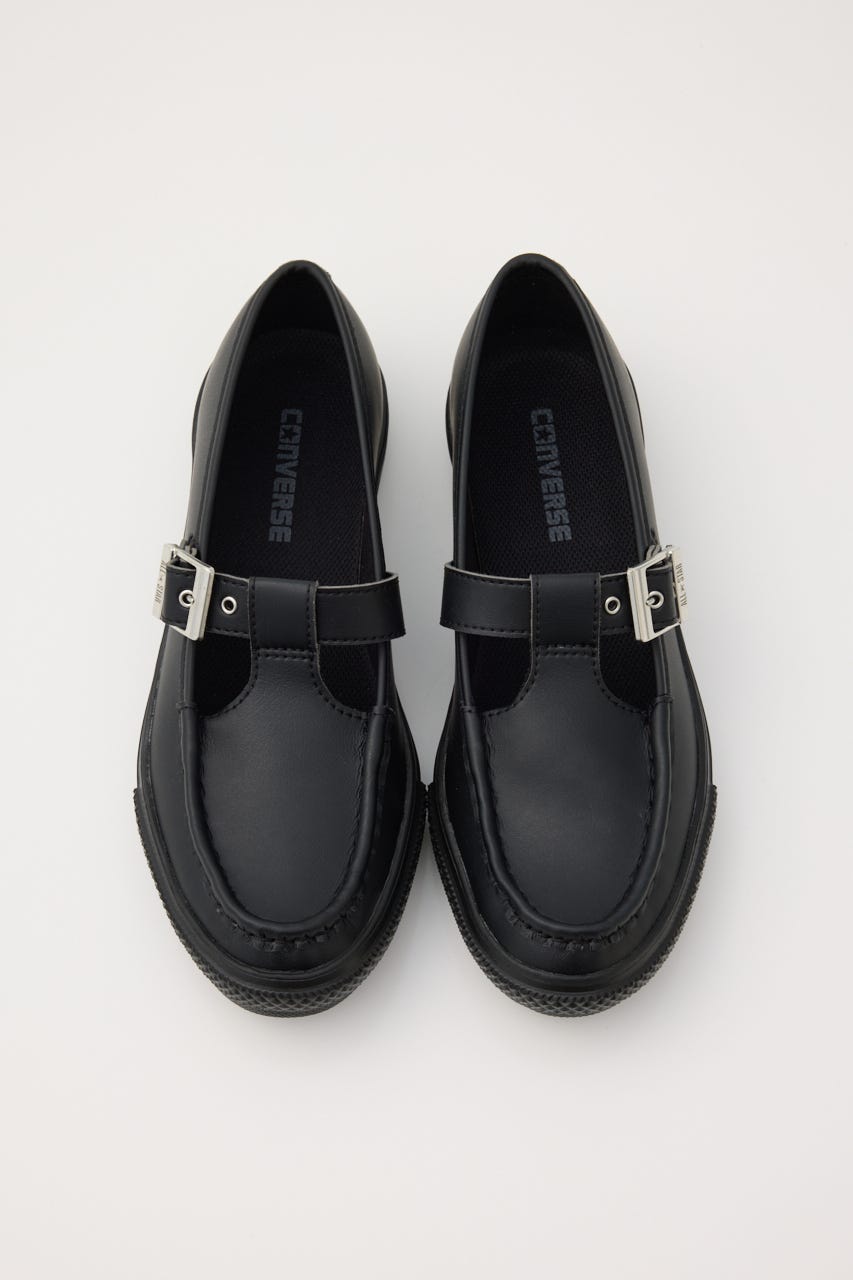 【CONVERSE】オールスター ライト Tストラップ SY OX BLK 23.0cm