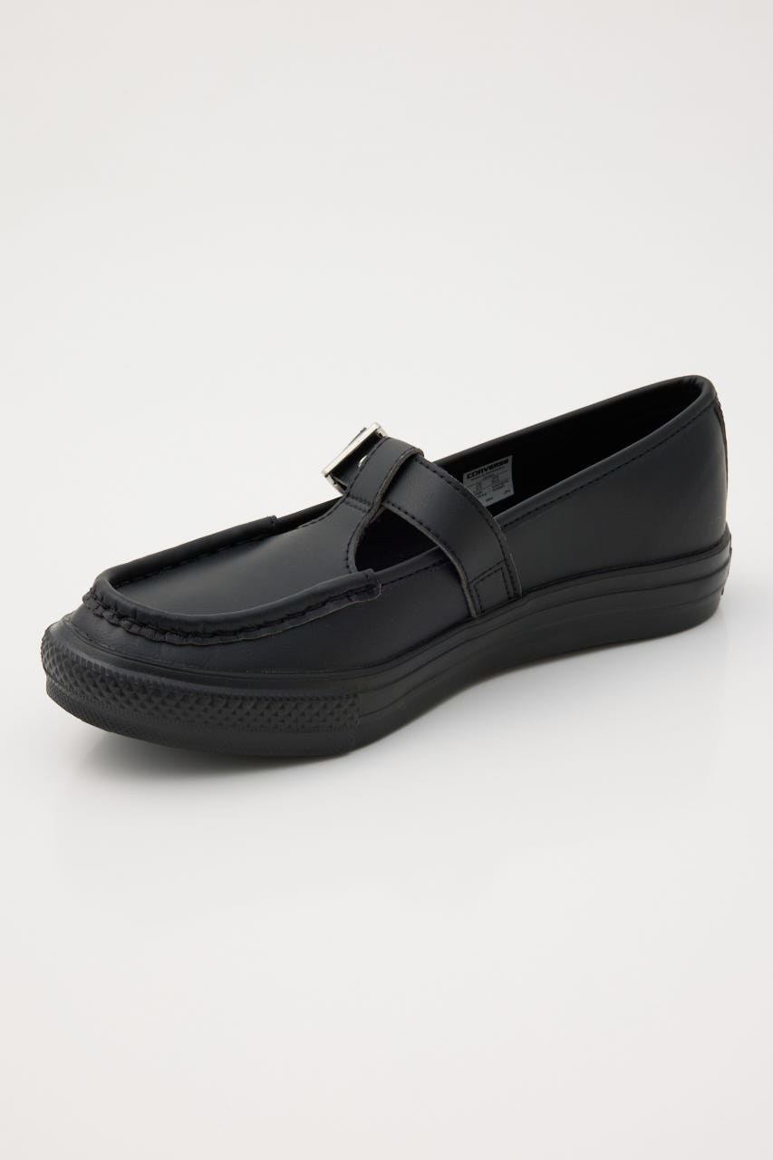 【CONVERSE】オールスター ライト Tストラップ SY OX BLK 23.0cm