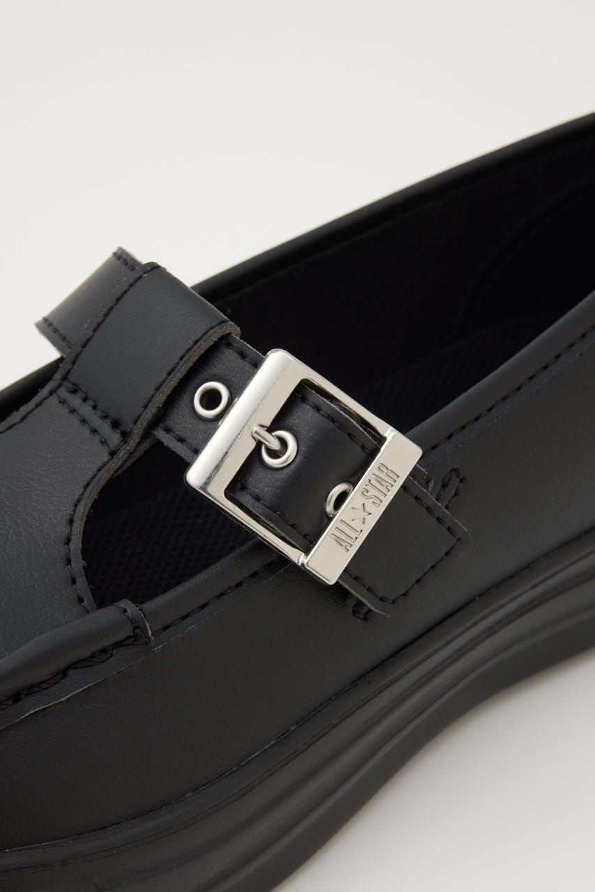 【CONVERSE】オールスター ライト Tストラップ SY OX BLK 23.0cm