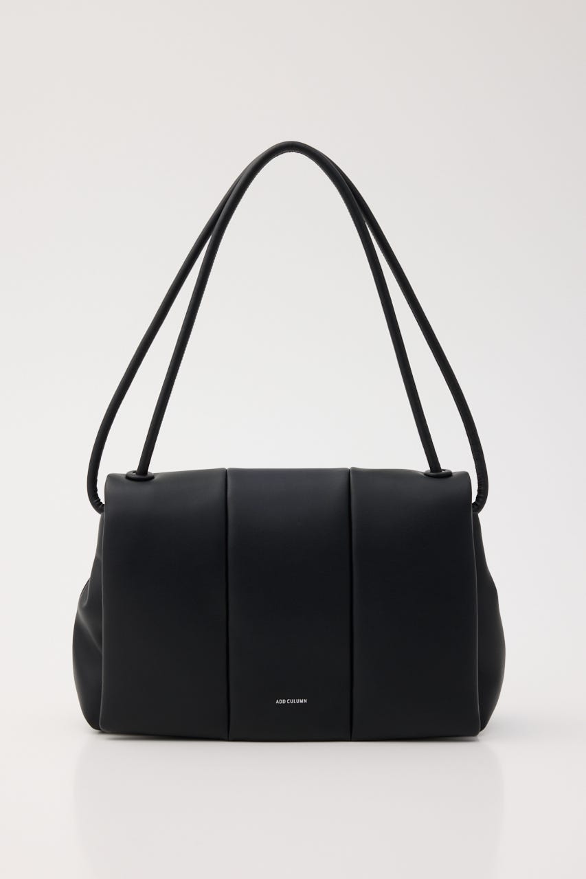 【ADD CULUMN】PUFF SOFT SHLD バッグ BLK FREE