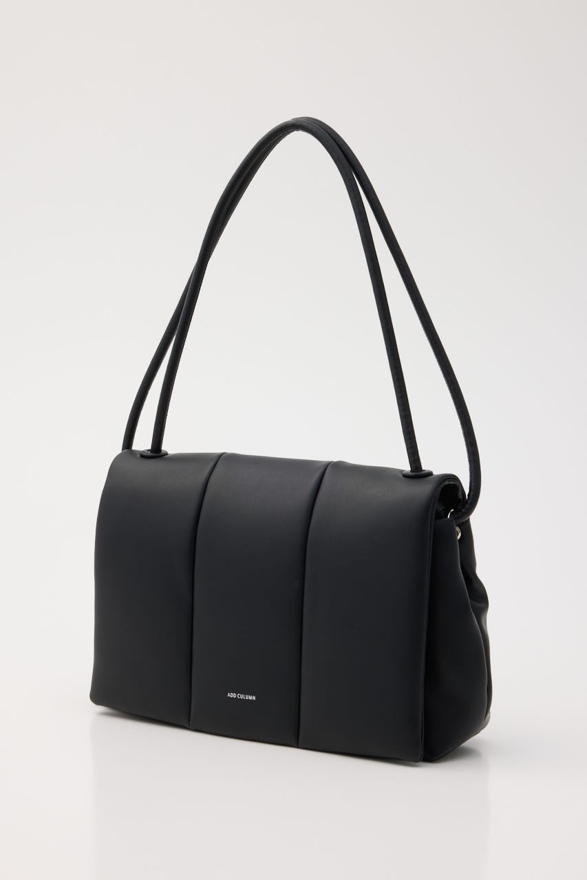 【ADD CULUMN】PUFF SOFT SHLD バッグ BLK FREE