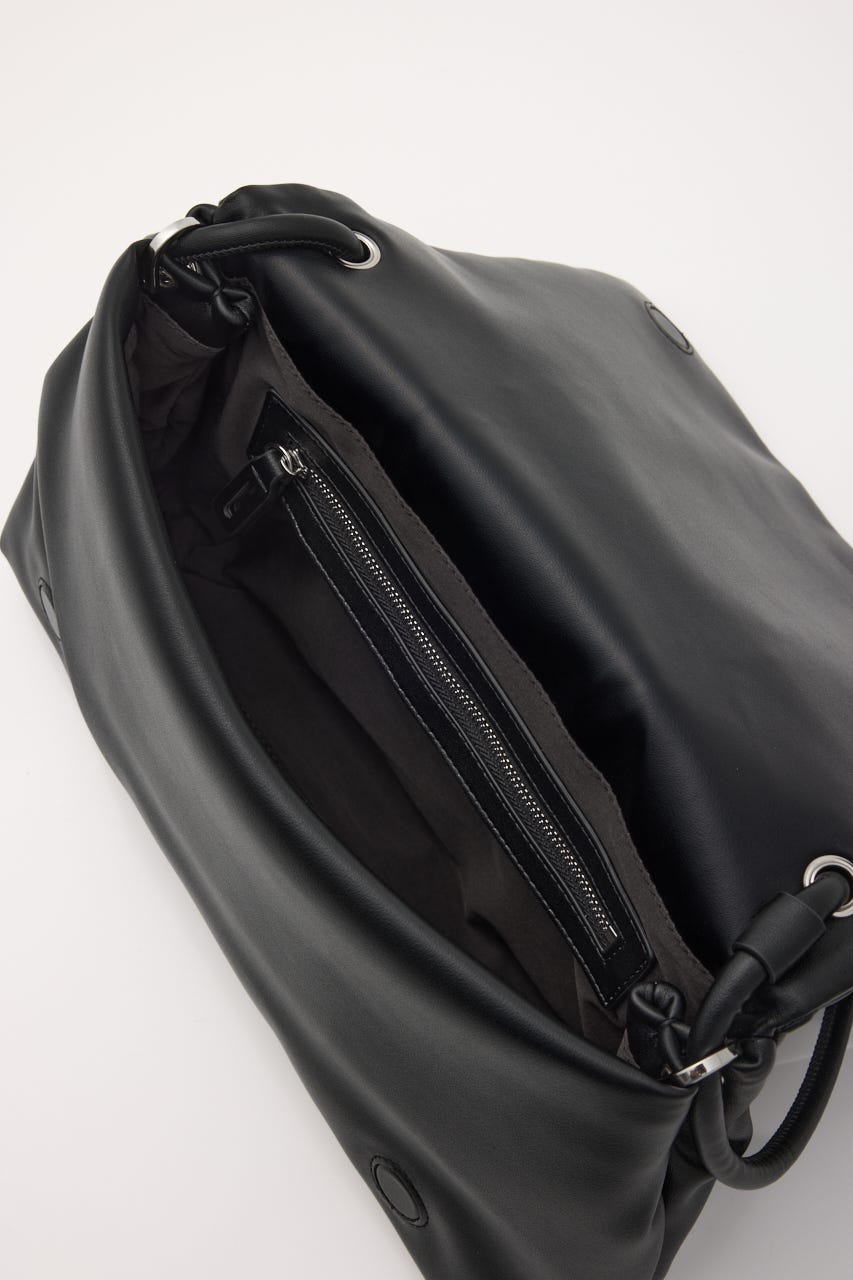 【ADD CULUMN】PUFF SOFT SHLD バッグ BLK FREE