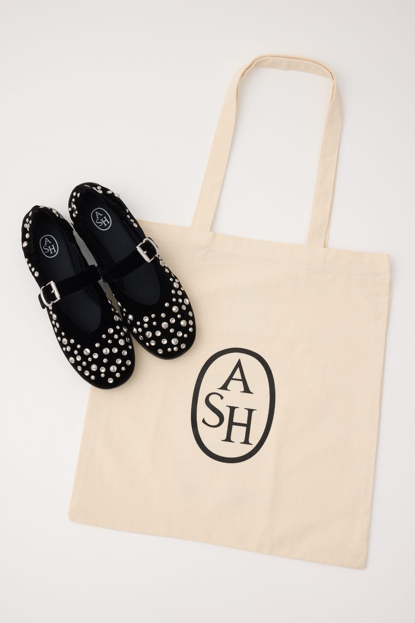 【ASH】MIMOSA スタッズパンプス BLK ３８