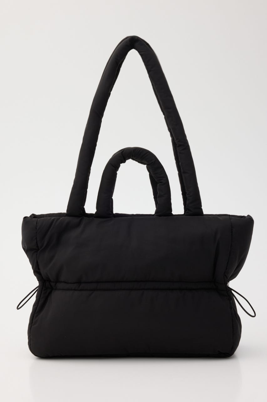 【SHEL'TTER SELECT】2ハンドルパフビッグトートバッグ BLK FREE