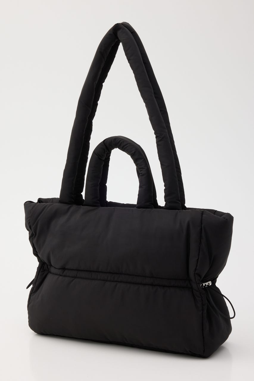 【SHEL'TTER SELECT】2ハンドルパフビッグトートバッグ BLK FREE
