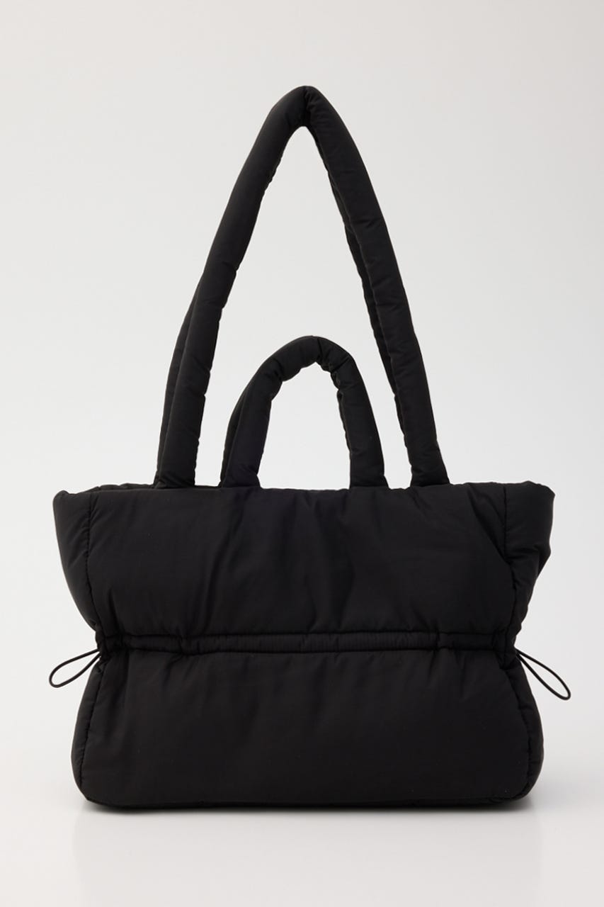 【SHEL'TTER SELECT】2ハンドルパフビッグトートバッグ BLK FREE