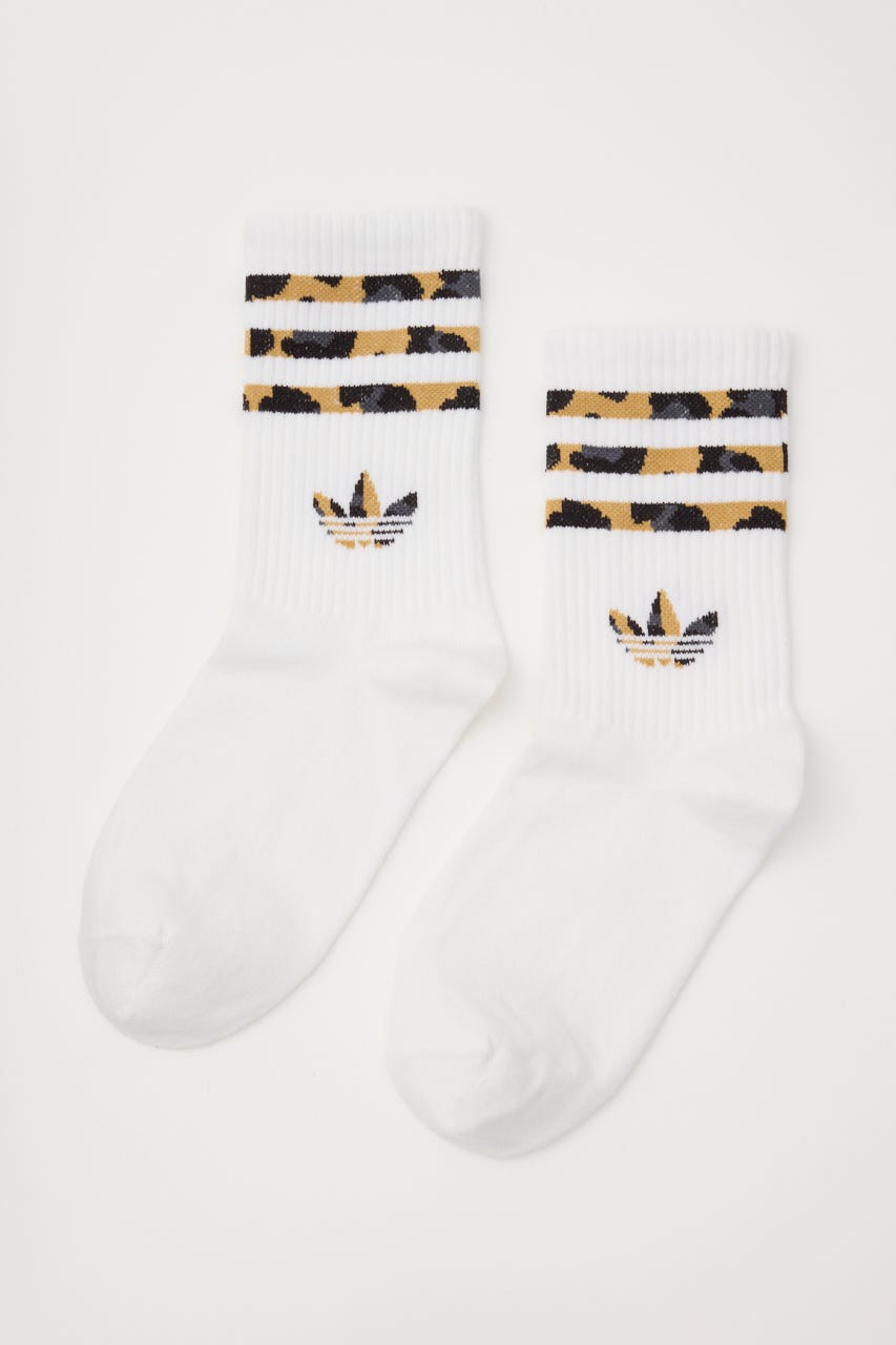 【adidas Originals】レオパード クルーソックス 2足組 Multi_1 S