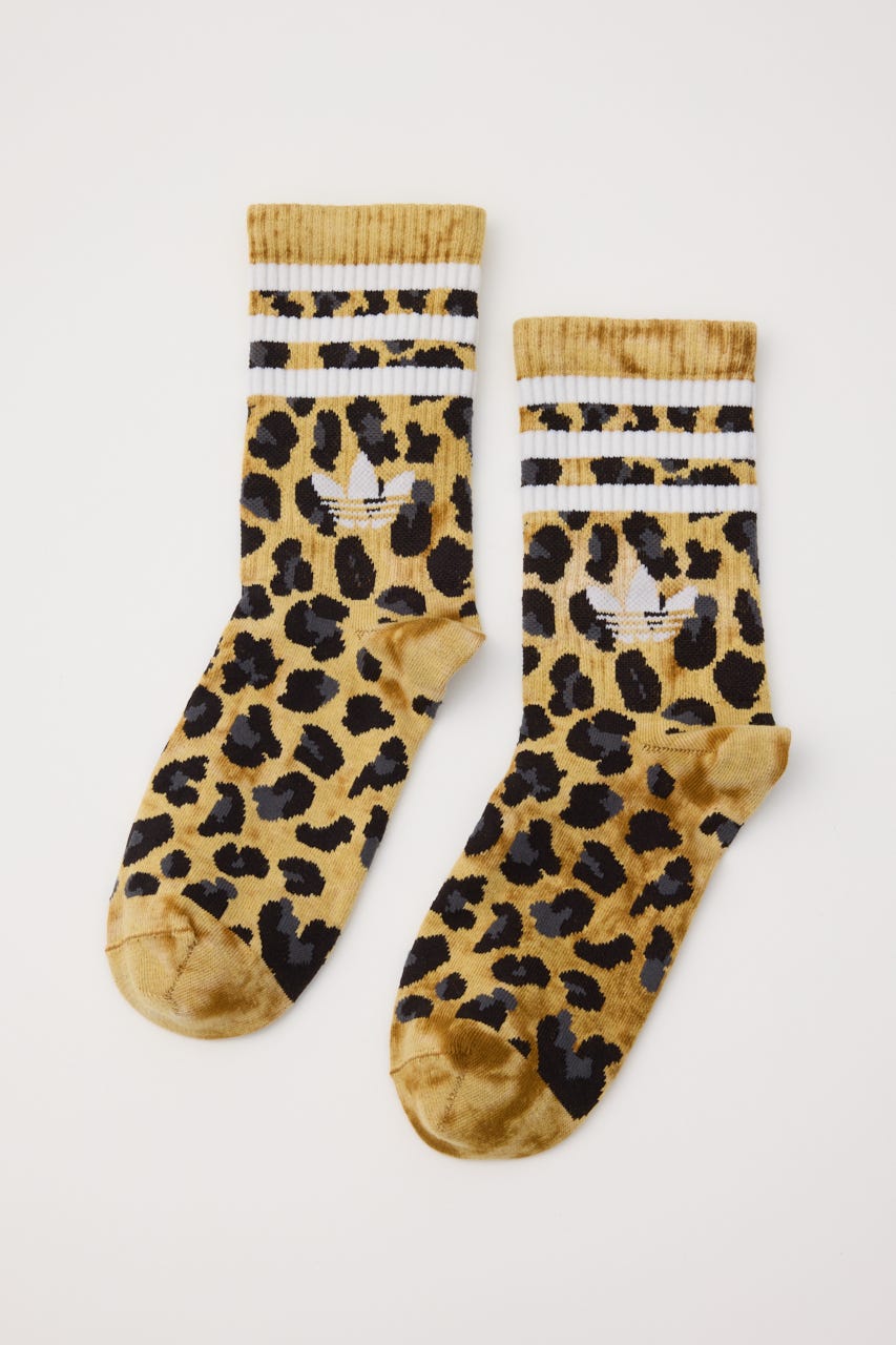 【adidas Originals】レオパード クルーソックス 2足組 Multi_1 S