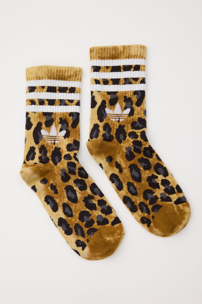 【adidas Originals】レオパード クルーソックス 2足組 Multi_1 S