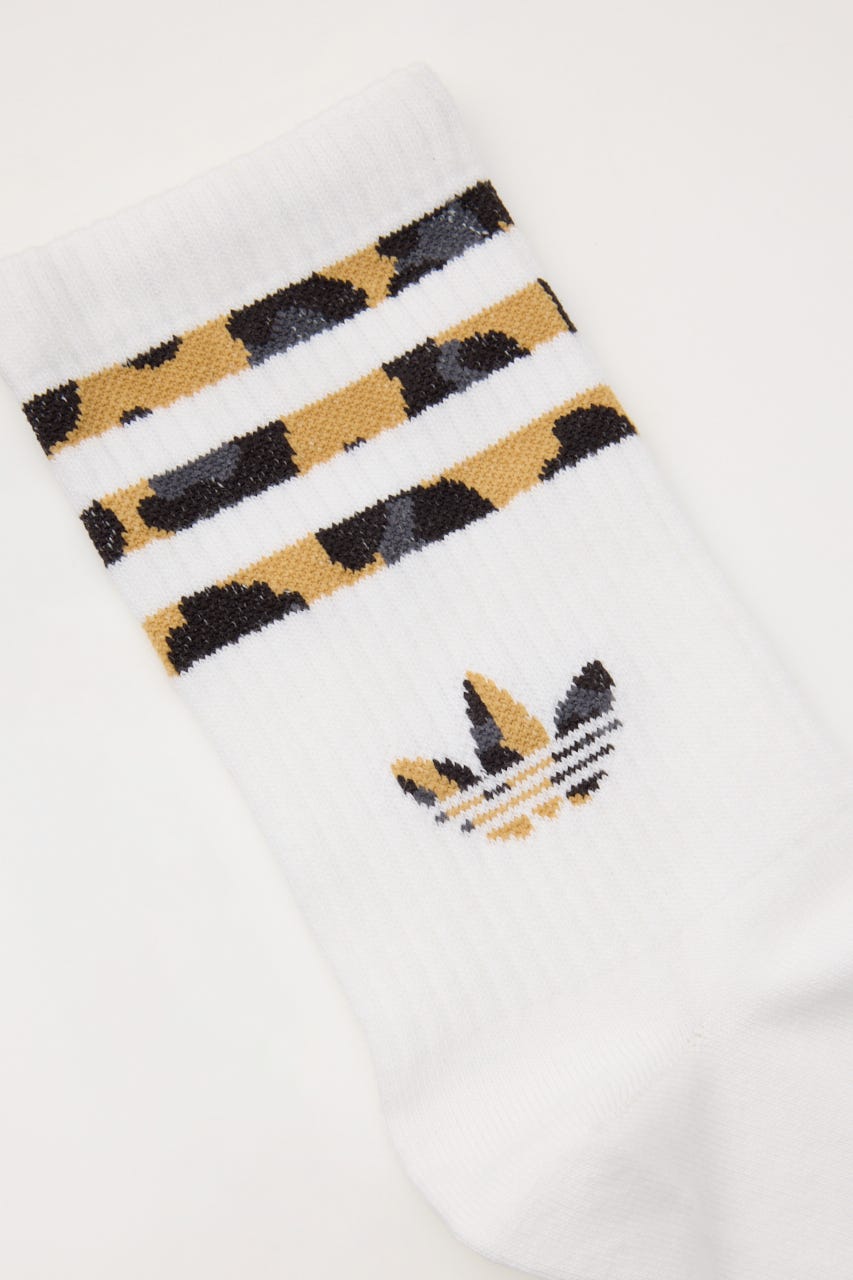 【adidas Originals】レオパード クルーソックス 2足組 Multi_1 S