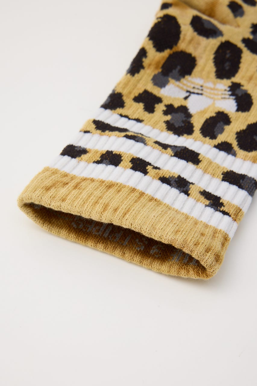 【adidas Originals】レオパード クルーソックス 2足組 Multi_1 S