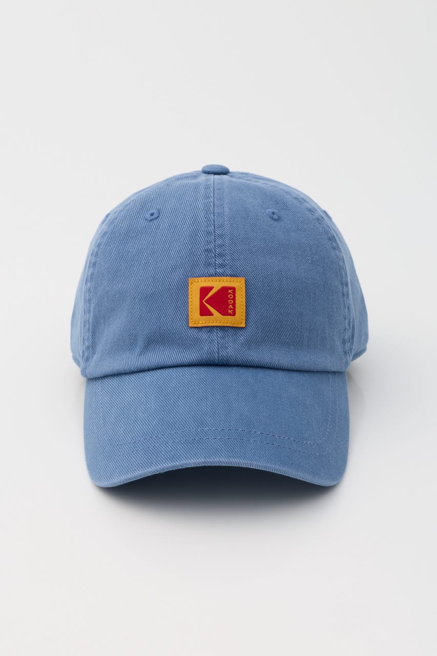 【Kodak】リラックスフィットスクエアロゴボールキャップ BLU FREE