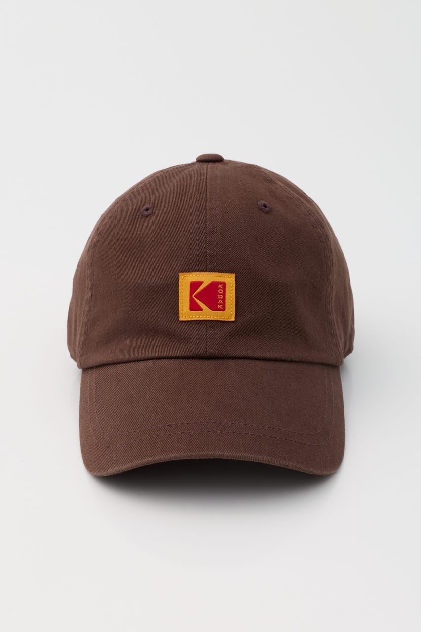 【Kodak】リラックスフィットスクエアロゴボールキャップ BRN FREE