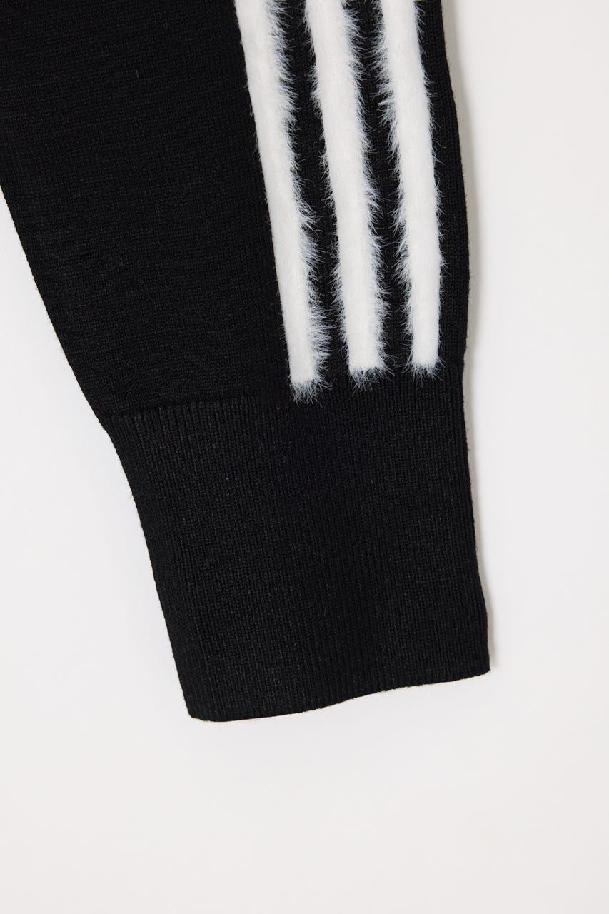 【adidas Originals】ニット ファイヤーバード トラックトップ BLK M