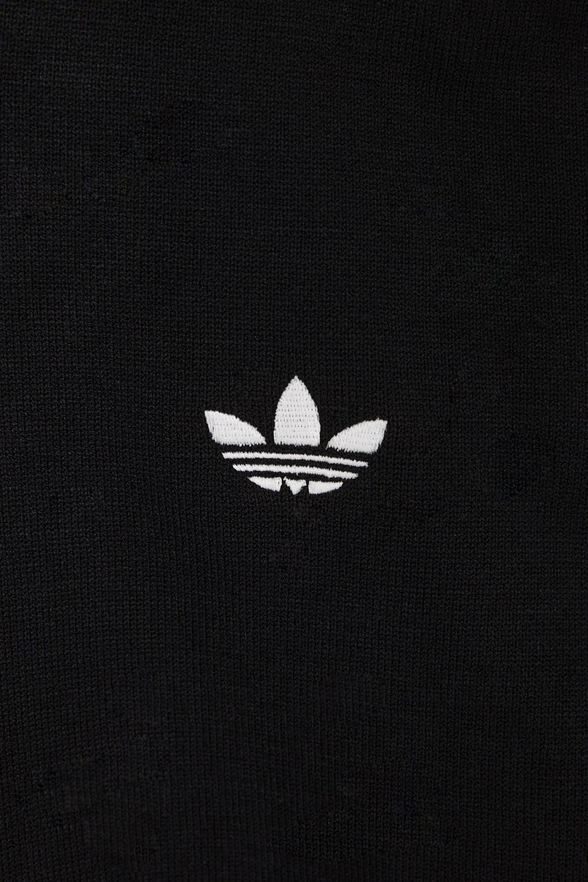 【adidas Originals】ニット ファイヤーバード トラックトップ BLK M