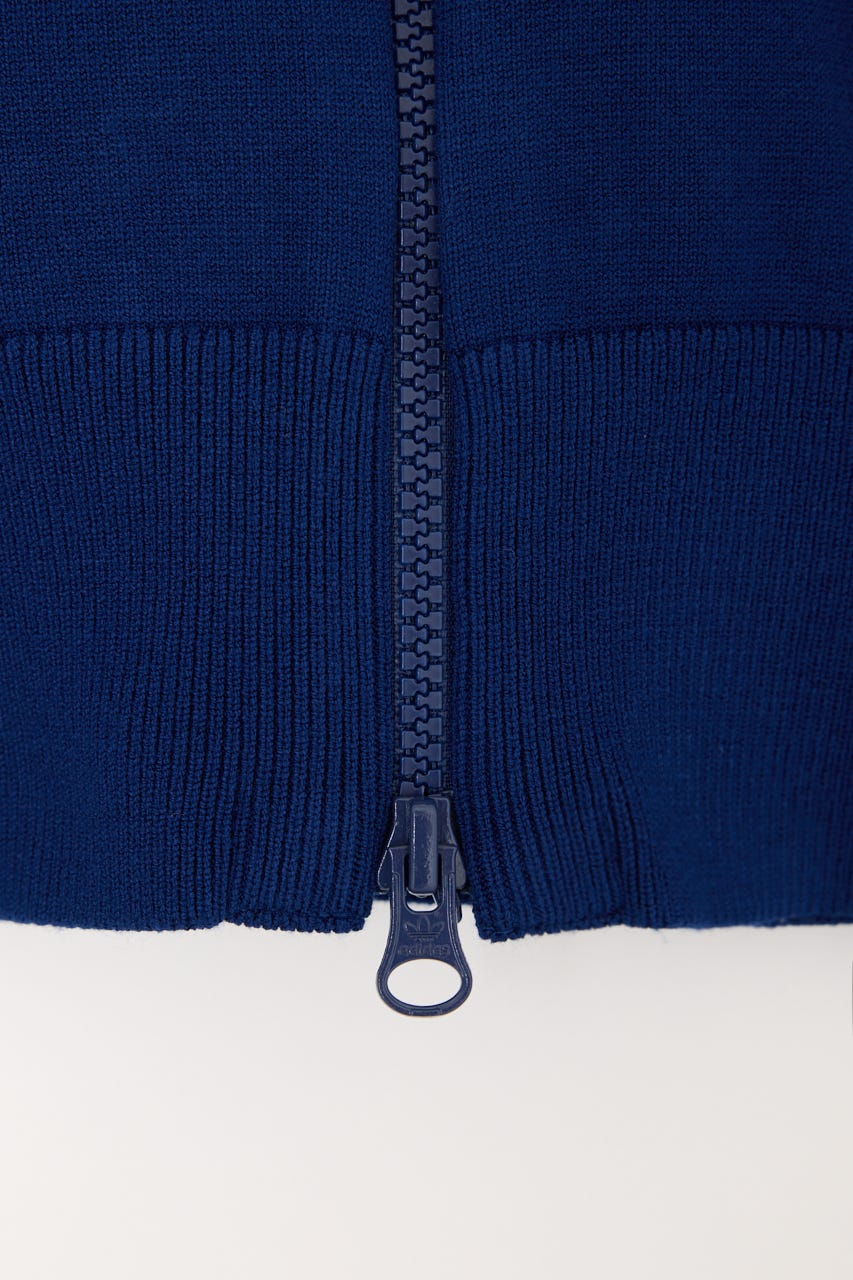 【adidas Originals】ニット ファイヤーバード トラックトップ NVY M