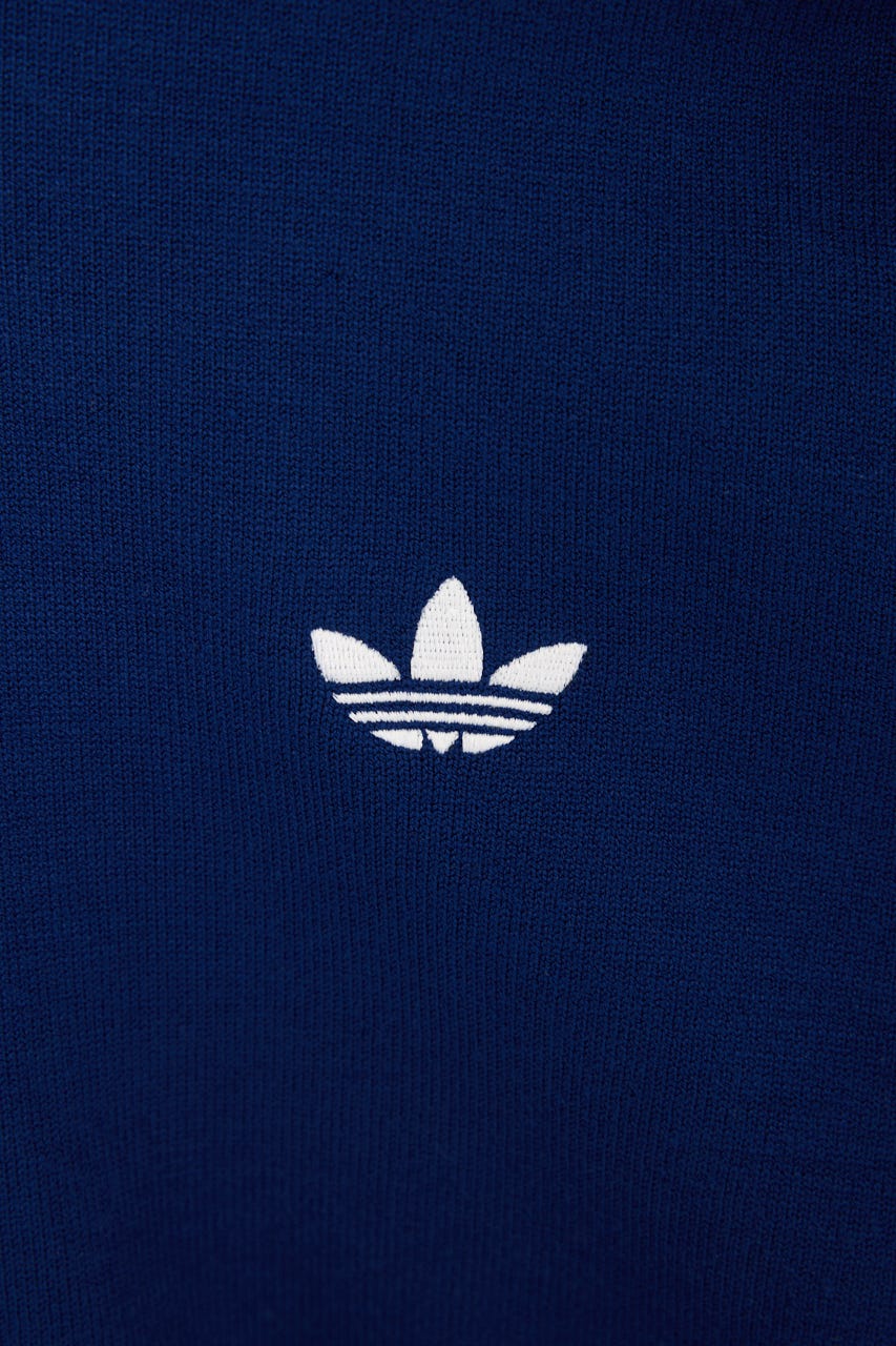 【adidas Originals】ニット ファイヤーバード トラックトップ NVY M