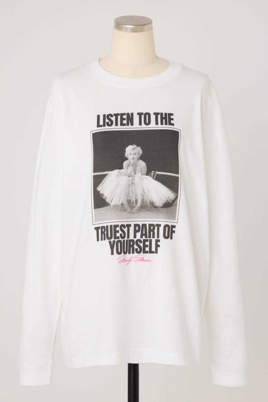 【GOOD ROCK SPEED】Marilyn Monroe  ロングTEE WHT FREE