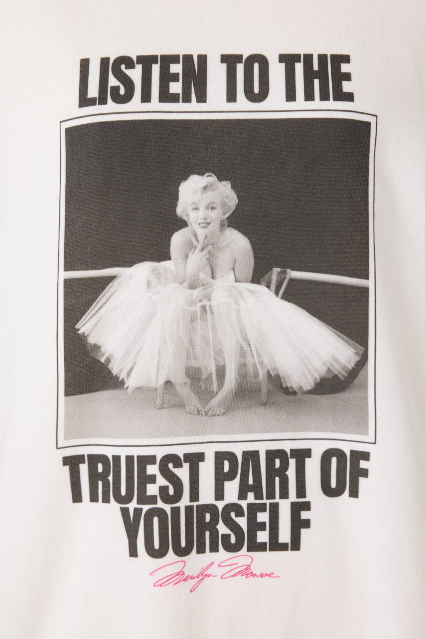 【GOOD ROCK SPEED】Marilyn Monroe  ロングTEE WHT FREE