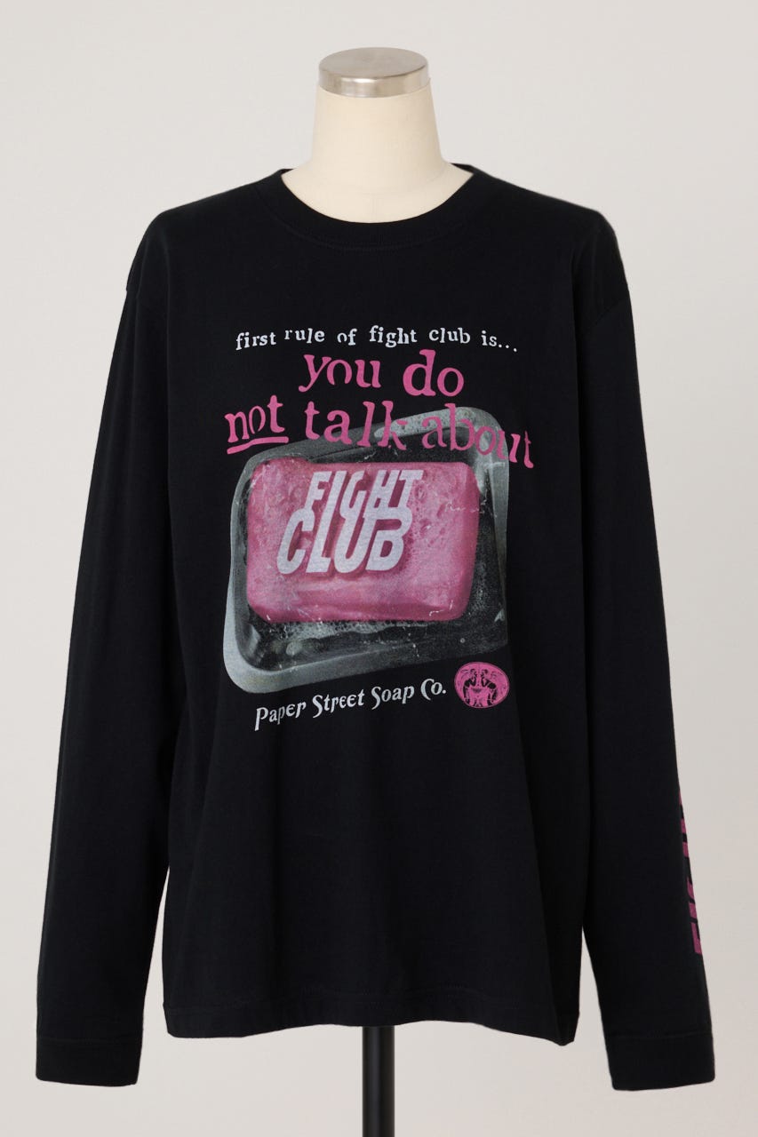 【GOOD ROCK SPEED】FIGHT CLUB  ロングTEE BLK FREE