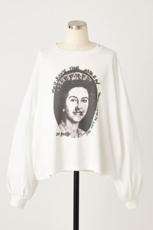 【REPLIC＠RT】SEX PISTOLS GOD SAVE QUEEN ロングスリーブシャツ