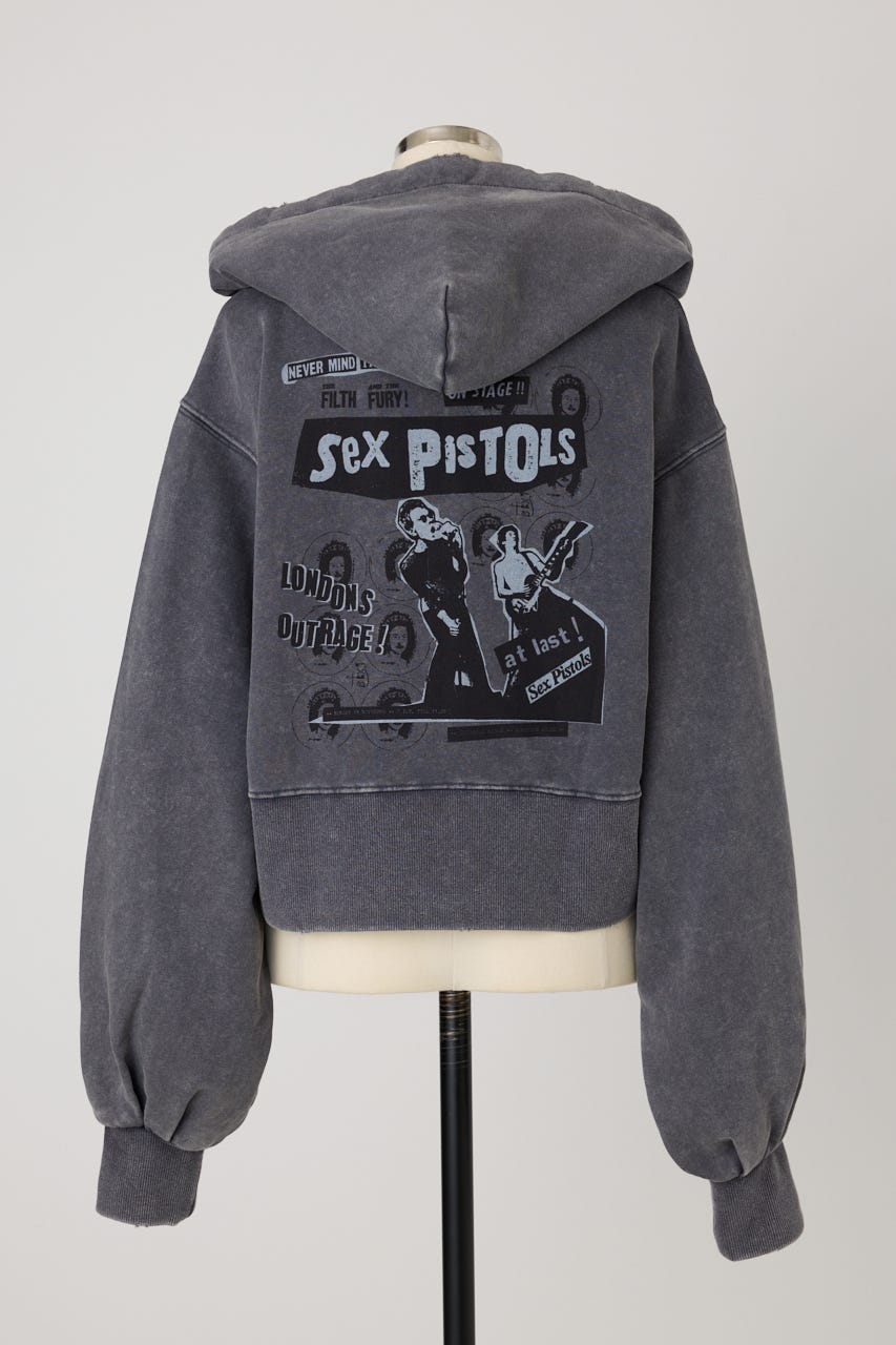 【REPLIC＠RT】SEX PISTOLS FULL ジップパーカー C.GRY FREE