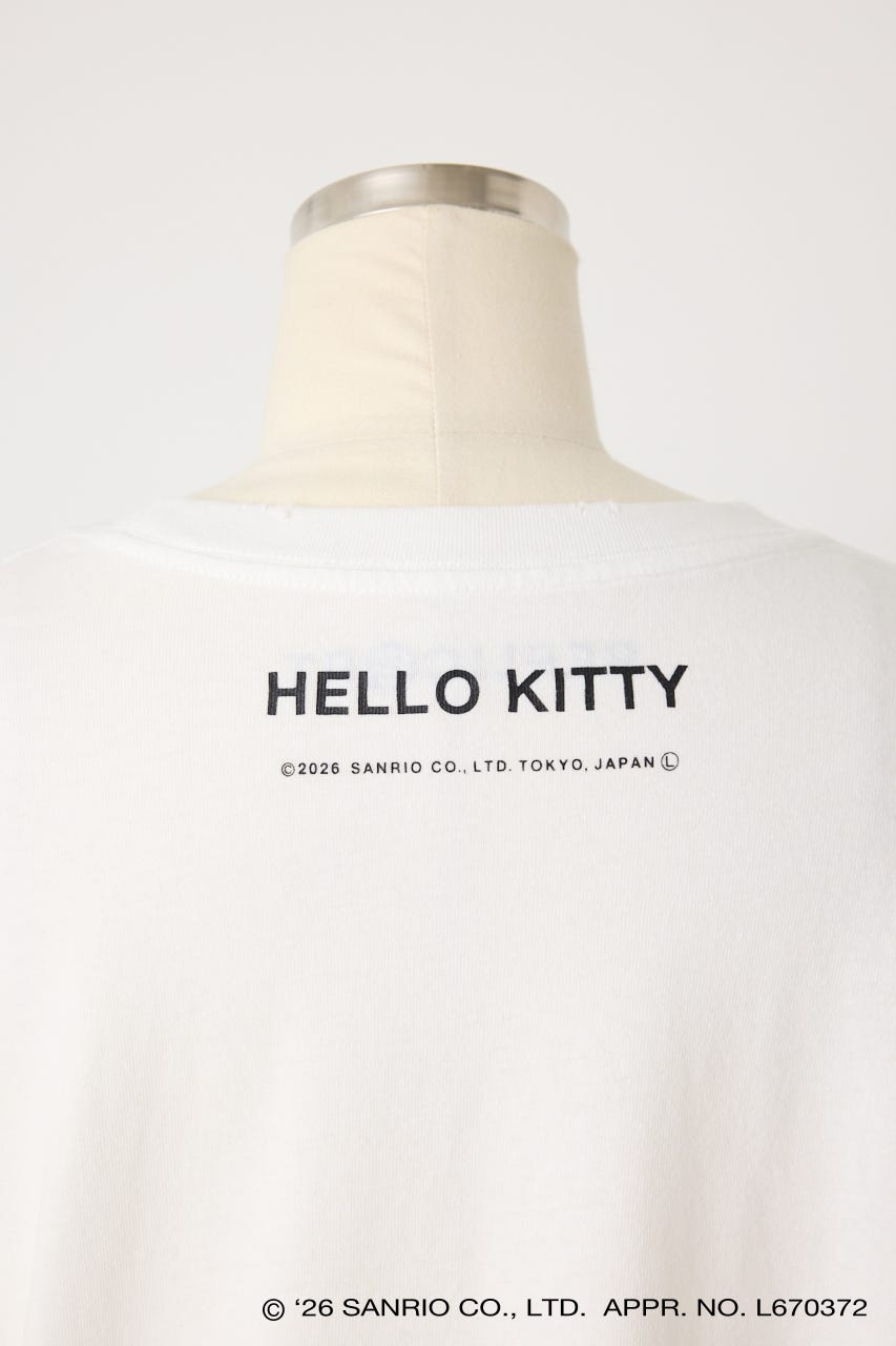 【REPLIC＠RT】BLACK KITTY ロングスリーブシャツ WHT M