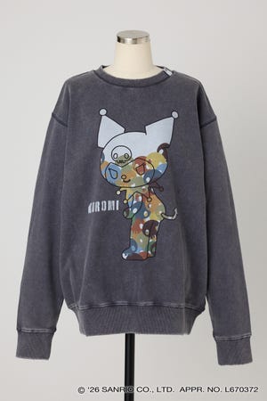 【REPLIC＠RT】BLACK KUROMI クルーネックスウェット