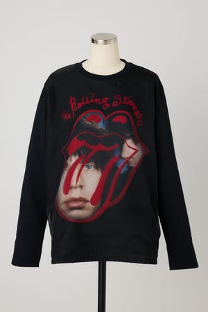 【TRIPPY MIKIO ART】ROLLING STONES LIPS ロングスリーブシャツ