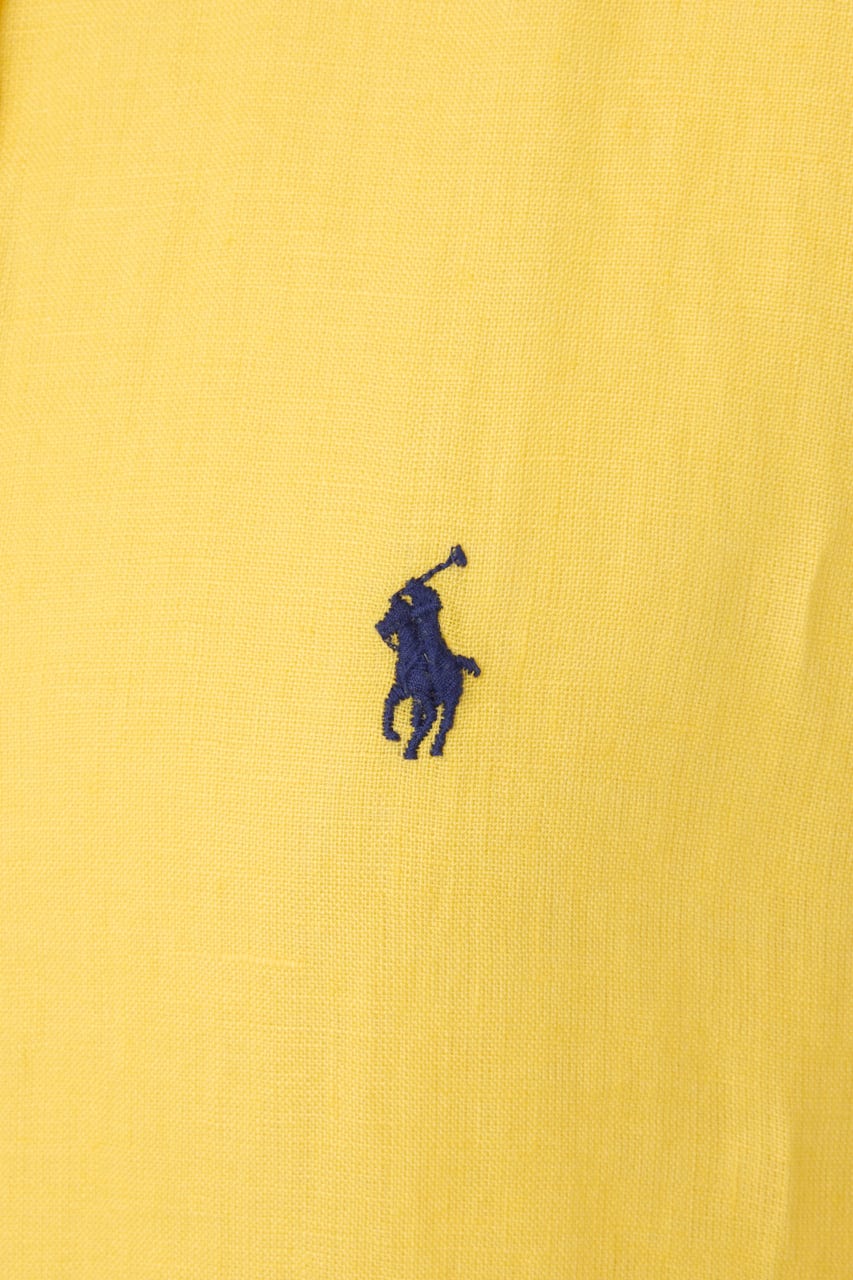 【POLO RALPH LAUREN】クラシック フィット リネン シャツ YEL M
