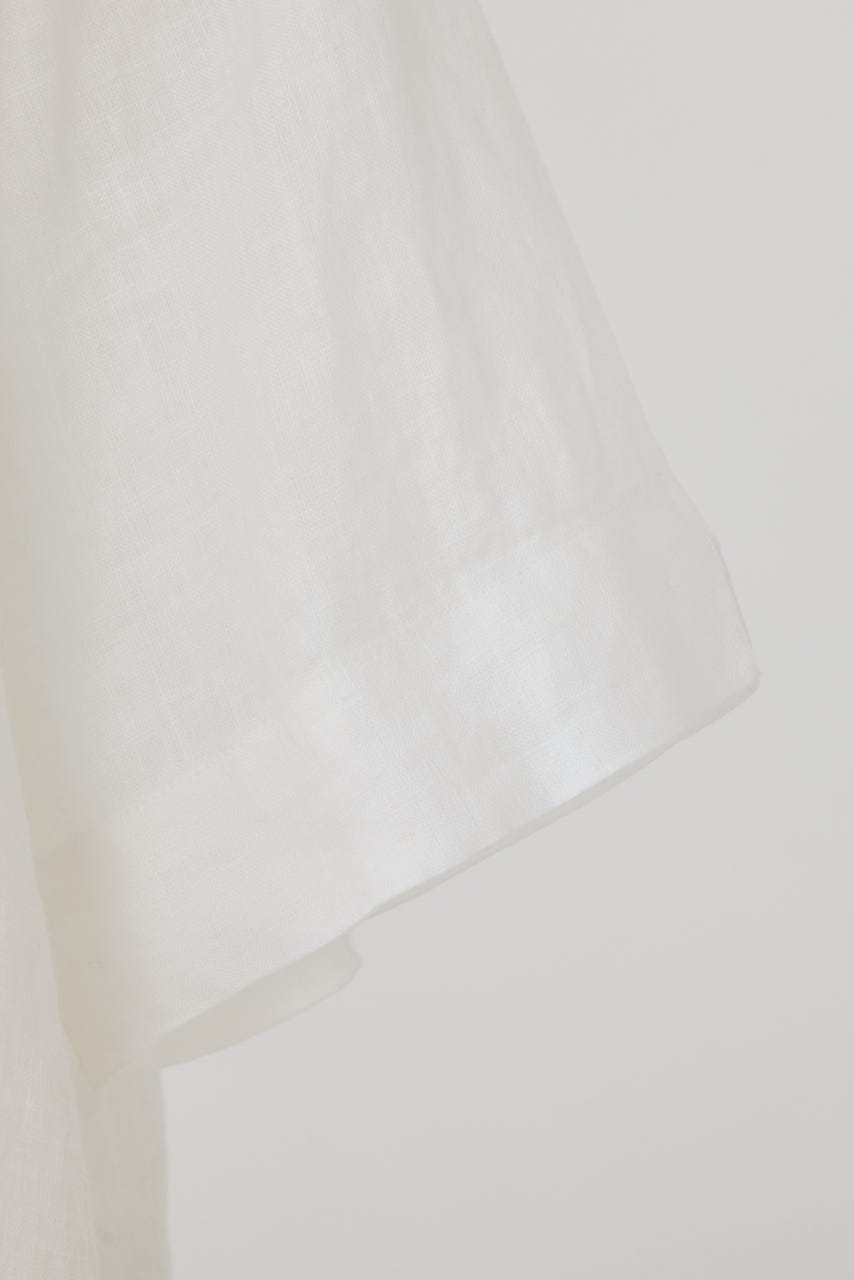 【POLO RALPH LAUREN】リネン ショートスリーブ シャツ WHT M