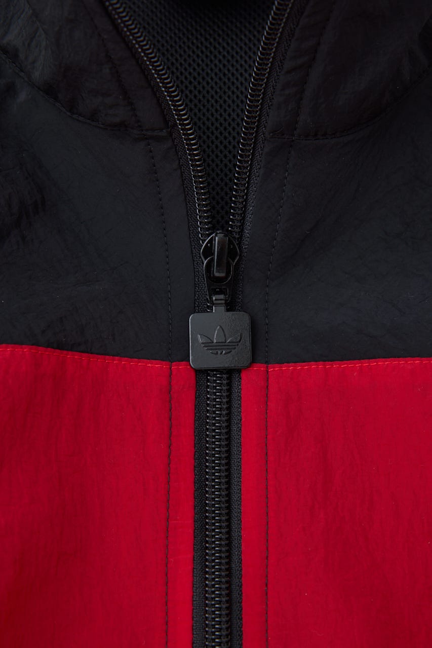 【adidas Originals】サンティアゴ ウーブン トラックトップ BLK S