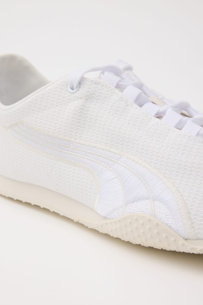 【PUMA】Hストリート エンブロイダリー スニーカー WHT 23.0cm