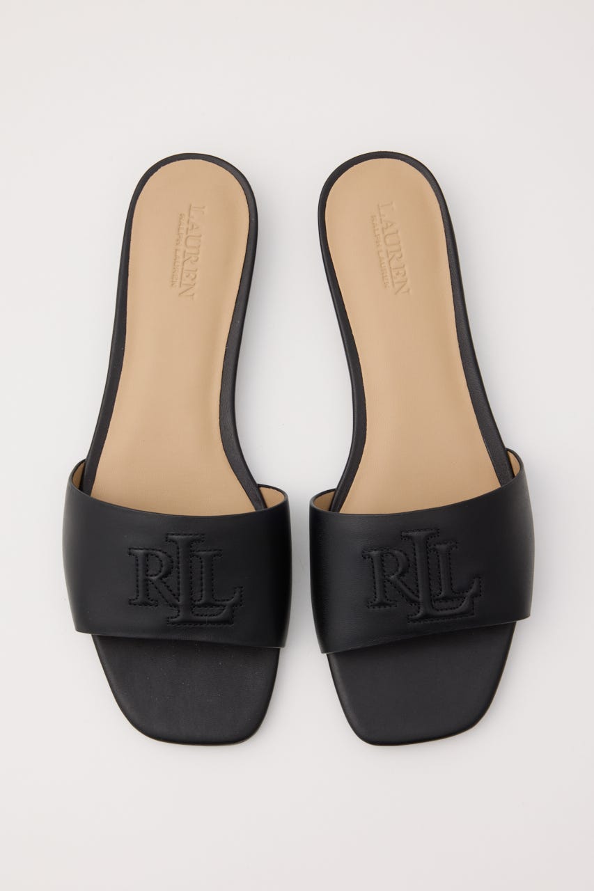 【POLO RALPH LAUREN】Everley スライド サンダル BLK S
