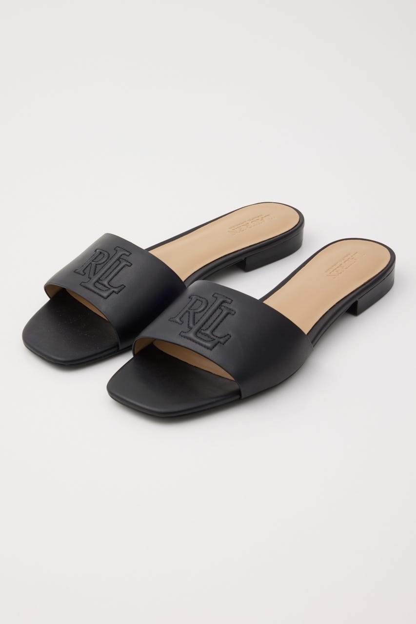 【POLO RALPH LAUREN】Everley スライド サンダル BLK S
