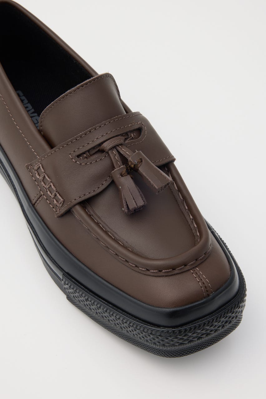 【CONVERSE】オールスター スクエアトウ ローファー BRN 23.5cm