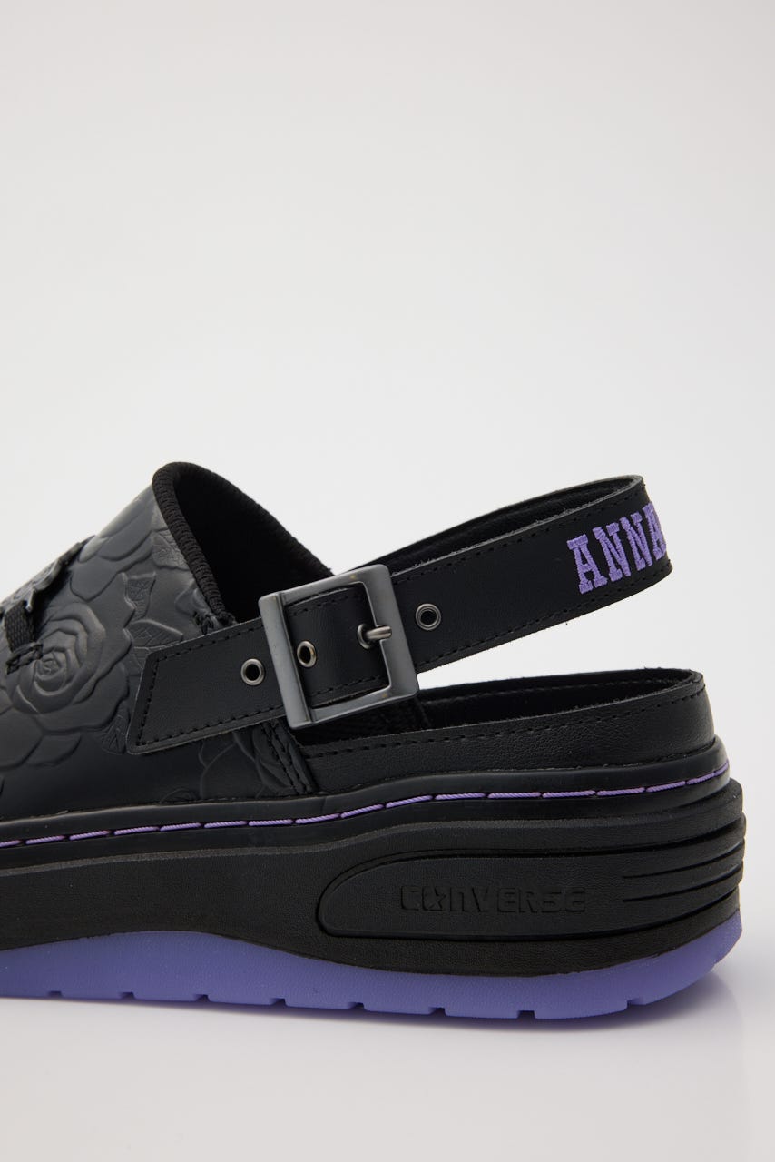 【CONVERSE】ウエポン PLTS CLG OX / アナ スイ BLK 23.0cm