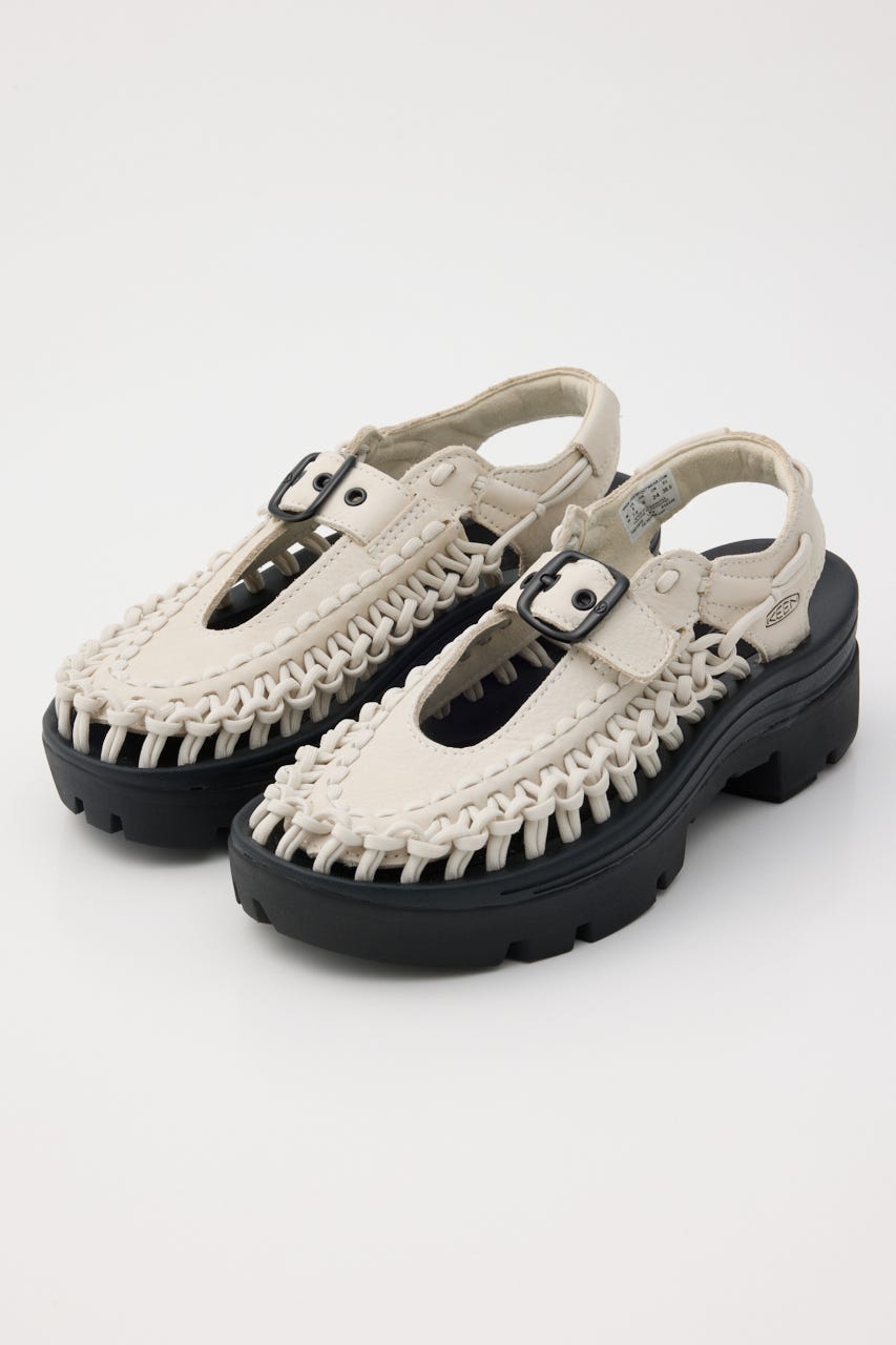 【KEEN】オールジェンダー ユニーク ピーエルティー メリージェーン WHT 25.0cm