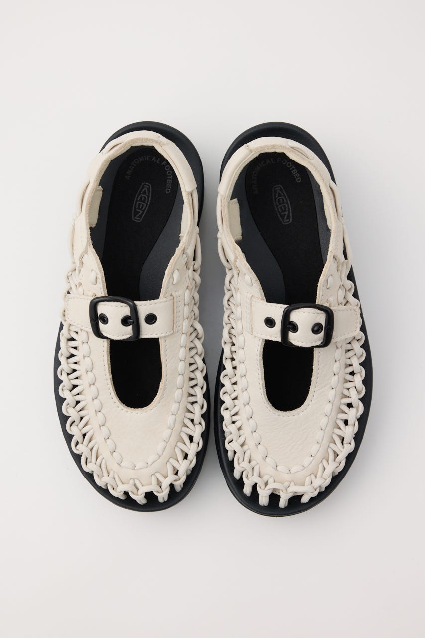 【KEEN】オールジェンダー ユニーク ピーエルティー メリージェーン WHT 25.0cm