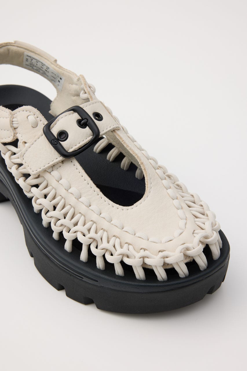 【KEEN】オールジェンダー ユニーク ピーエルティー メリージェーン WHT 25.0cm