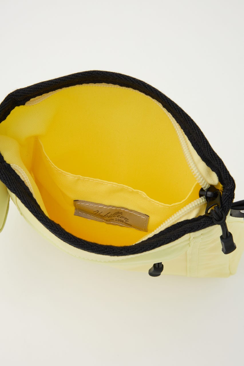 【SHEL'TTER SELECT】ミニポーチ付ギャザーショルダーナイロンバッグ L/YEL FREE