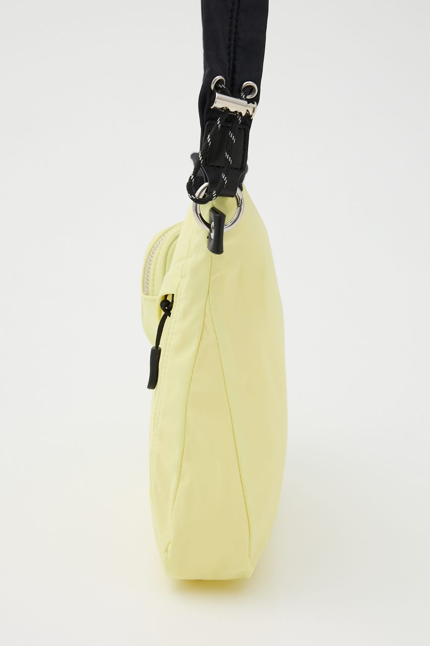 【SHEL'TTER SELECT】ミニポーチ付ギャザーショルダーナイロンバッグ L/YEL FREE