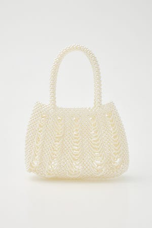 【SHEL'TTER SELECT】パール編みバッグ