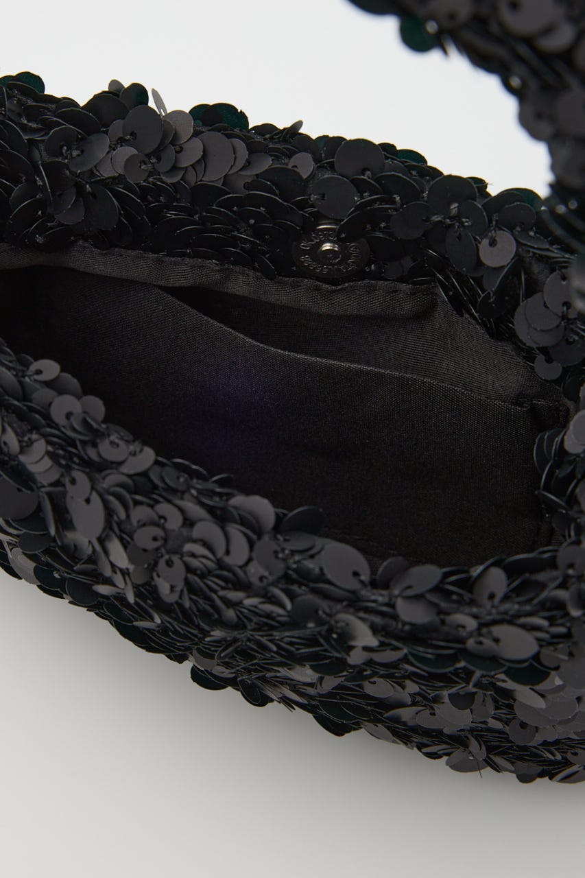 【SHEL'TTER SELECT】スパンコール2wayバッグ BLK FREE