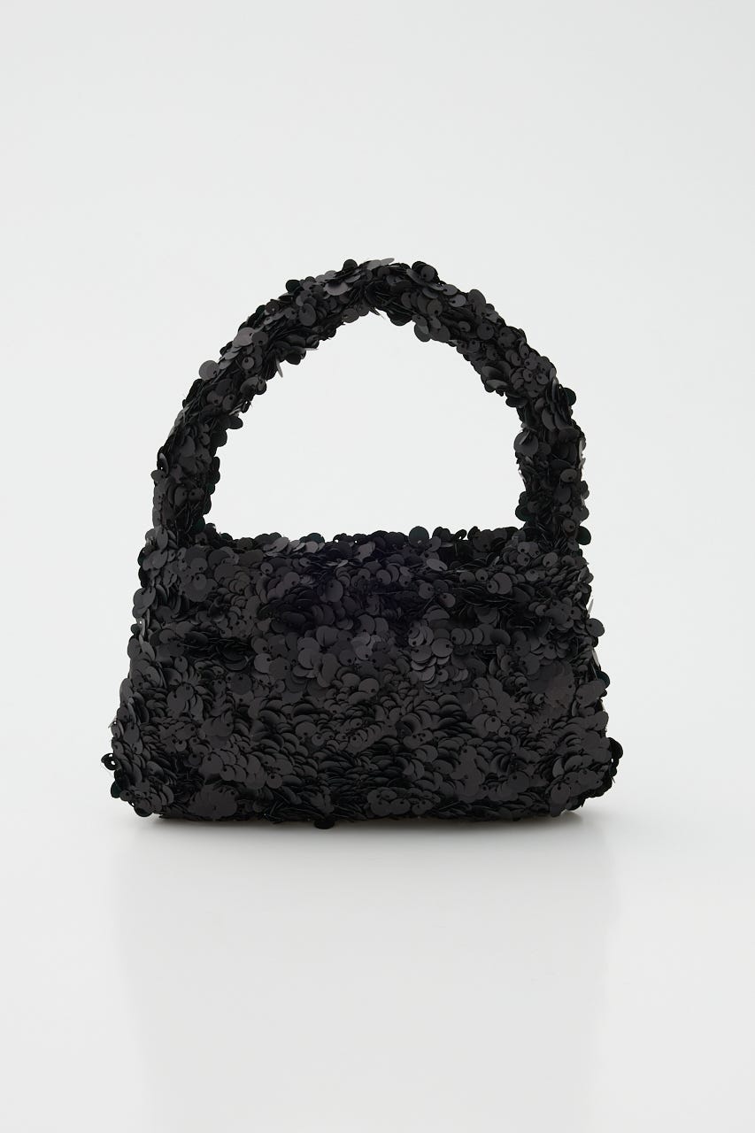 【SHEL'TTER SELECT】スパンコール2wayバッグ BLK FREE