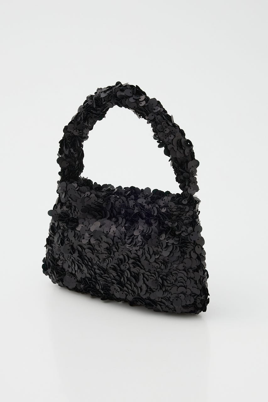 【SHEL'TTER SELECT】スパンコール2wayバッグ BLK FREE