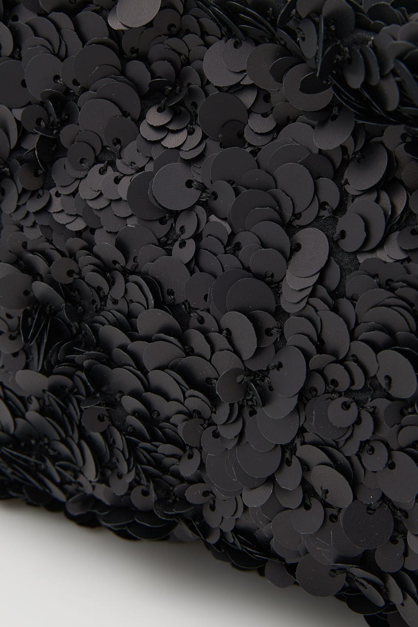 【SHEL'TTER SELECT】スパンコール2wayバッグ BLK FREE