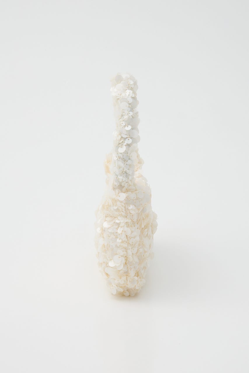 【SHEL'TTER SELECT】スパンコール2wayバッグ WHT FREE