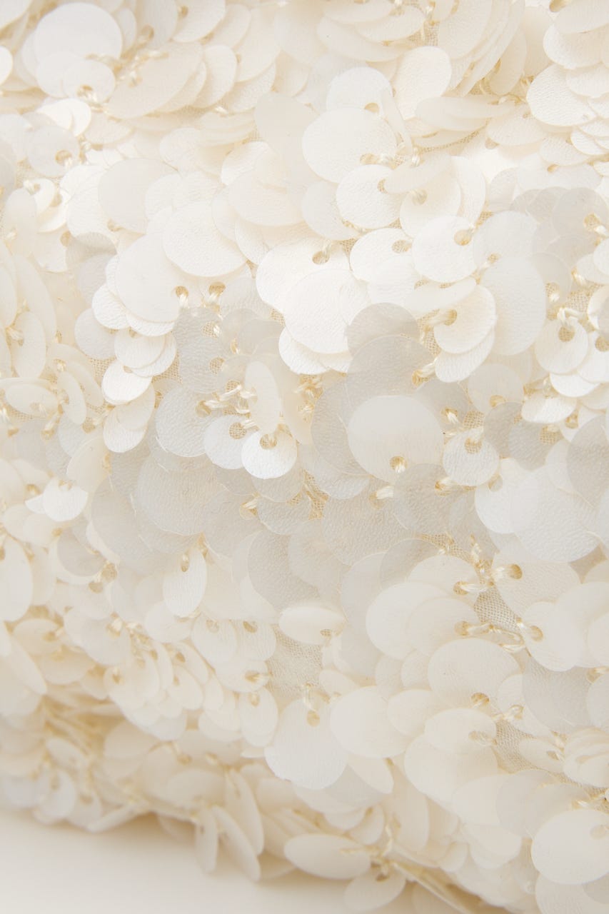 【SHEL'TTER SELECT】スパンコール2wayバッグ WHT FREE